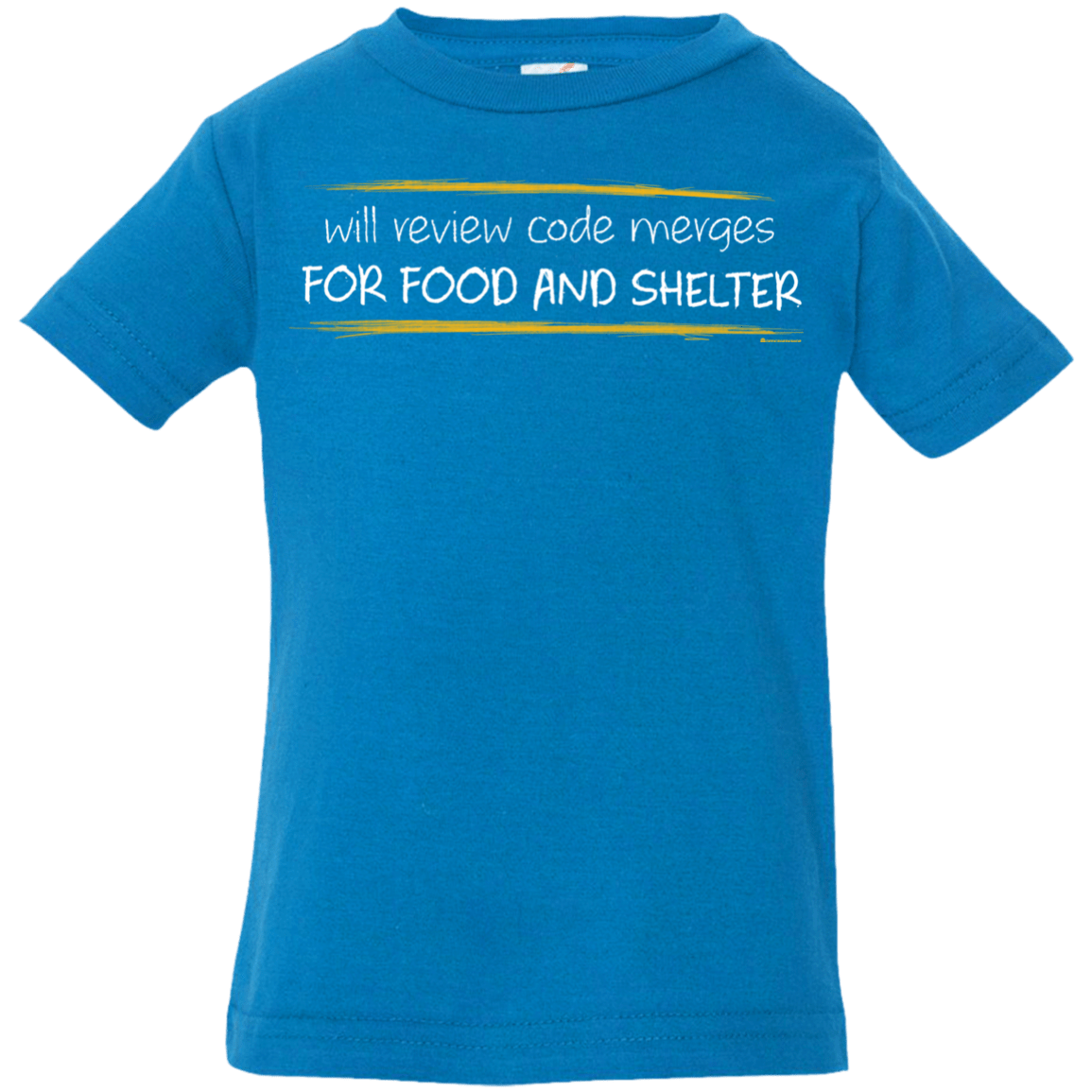 T-Shirts Cobalt / 6 Months Reviewing Code For Food And Shelter Infant Premium T-Shirt