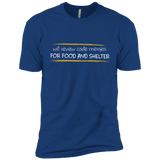 T-Shirts Royal / X-Small Reviewing Code For Food And Shelter Men's Premium T-Shirt