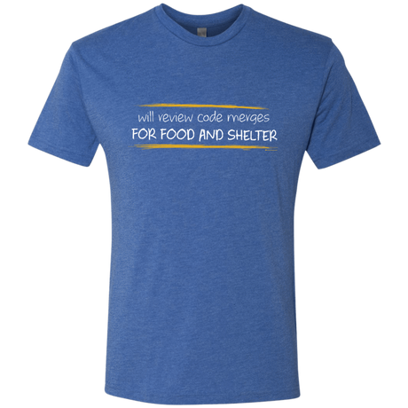 Reviewing Code For Food And Shelter Men's Triblend T-Shirt