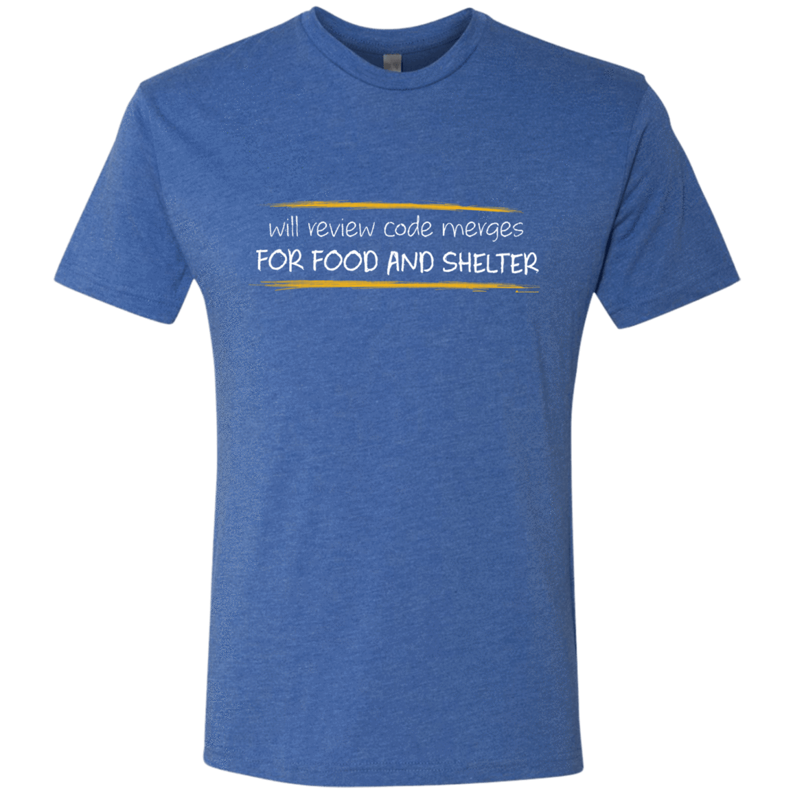 Reviewing Code For Food And Shelter Men's Triblend T-Shirt