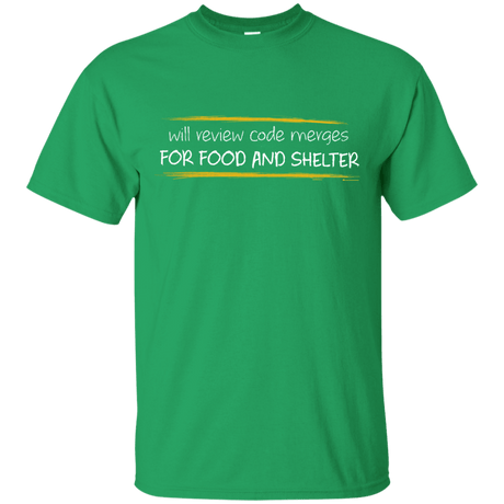 T-Shirts Irish Green / Small Reviewing Code For Food And Shelter T-Shirt