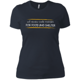 T-Shirts Indigo / X-Small Reviewing Code For Food And Shelter Women's Premium T-Shirt