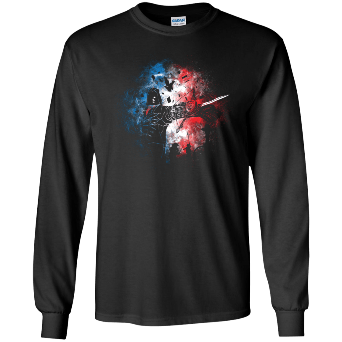 T-Shirts Black / S Revolt Men's Long Sleeve T-Shirt