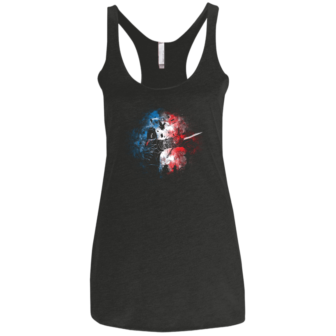 T-Shirts Vintage Black / X-Small Revolt Women's Triblend Racerback Tank