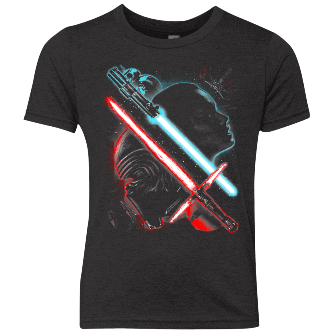 T-Shirts Vintage Black / YXS Rey Ren Youth Triblend T-Shirt