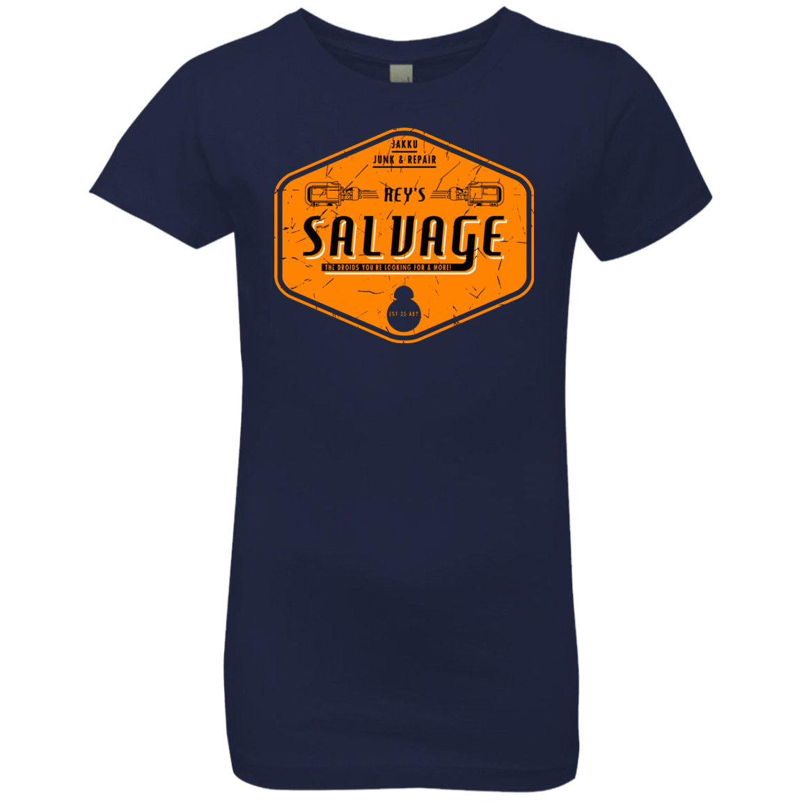 T-Shirts Midnight Navy / YXS Reys Salvage Girls Premium T-Shirt