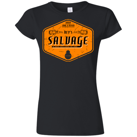 T-Shirts Black / S Reys Salvage Junior Slimmer-Fit T-Shirt