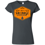 T-Shirts Charcoal / S Reys Salvage Junior Slimmer-Fit T-Shirt