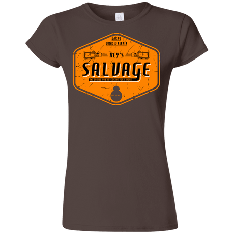 T-Shirts Dark Chocolate / S Reys Salvage Junior Slimmer-Fit T-Shirt