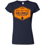 T-Shirts Navy / S Reys Salvage Junior Slimmer-Fit T-Shirt
