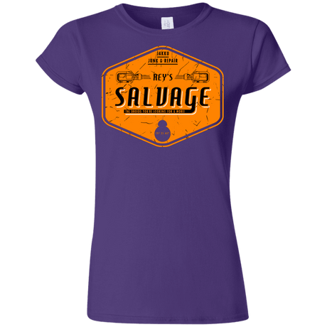 T-Shirts Purple / S Reys Salvage Junior Slimmer-Fit T-Shirt