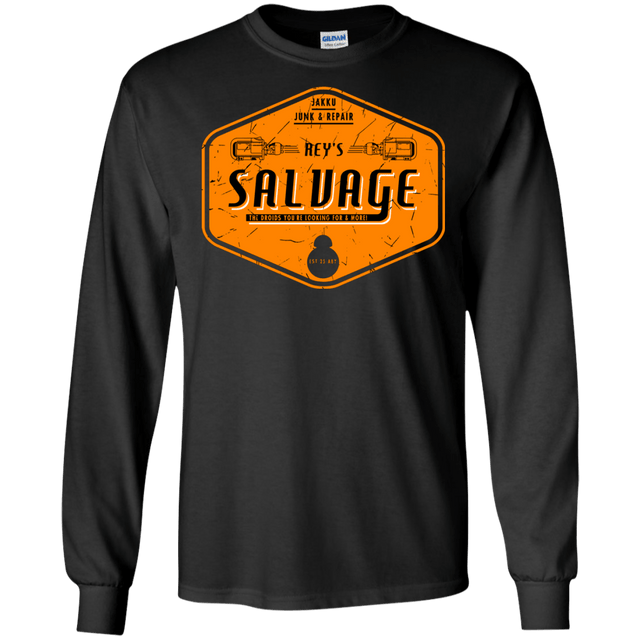 T-Shirts Black / S Reys Salvage Men's Long Sleeve T-Shirt