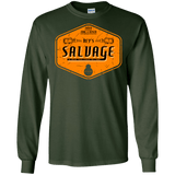 T-Shirts Forest Green / S Reys Salvage Men's Long Sleeve T-Shirt