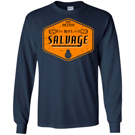 T-Shirts Navy / S Reys Salvage Men's Long Sleeve T-Shirt