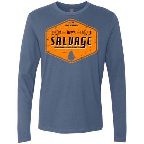 T-Shirts Indigo / S Reys Salvage Men's Premium Long Sleeve