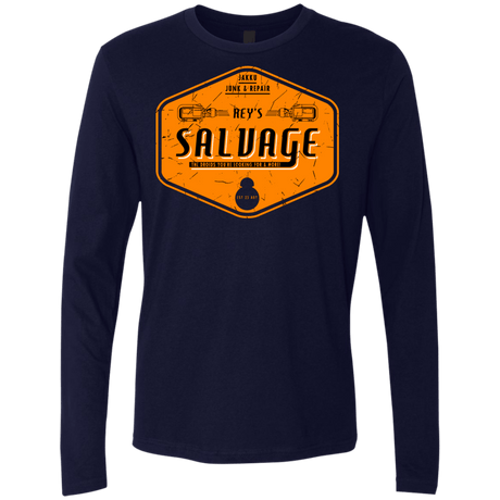 T-Shirts Midnight Navy / S Reys Salvage Men's Premium Long Sleeve
