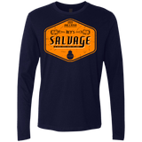 T-Shirts Midnight Navy / S Reys Salvage Men's Premium Long Sleeve