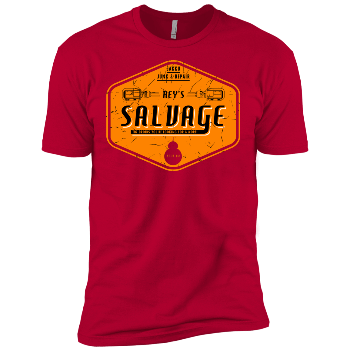 T-Shirts Red / X-Small Reys Salvage Men's Premium T-Shirt