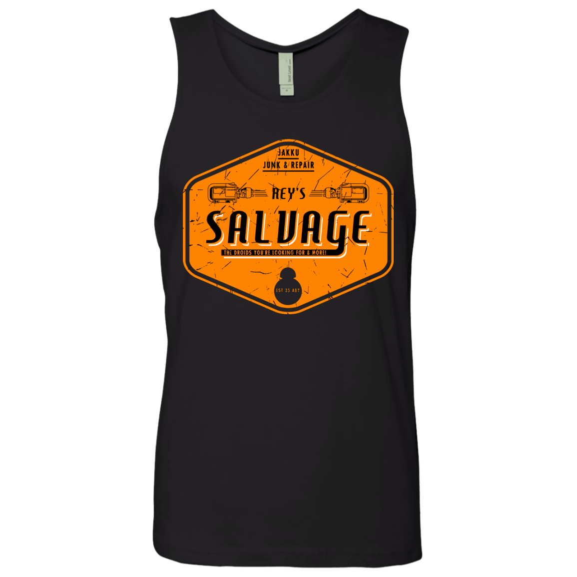 T-Shirts Black / S Reys Salvage Men's Premium Tank Top