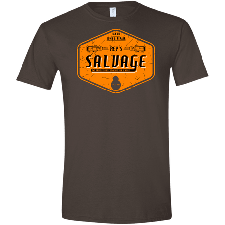 T-Shirts Dark Chocolate / S Reys Salvage Men's Semi-Fitted Softstyle