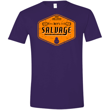 T-Shirts Purple / S Reys Salvage Men's Semi-Fitted Softstyle