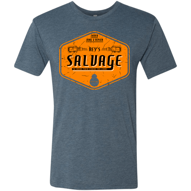 T-Shirts Indigo / S Reys Salvage Men's Triblend T-Shirt
