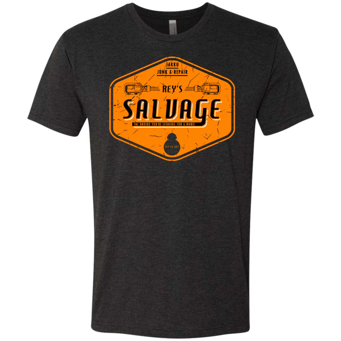 T-Shirts Vintage Black / S Reys Salvage Men's Triblend T-Shirt