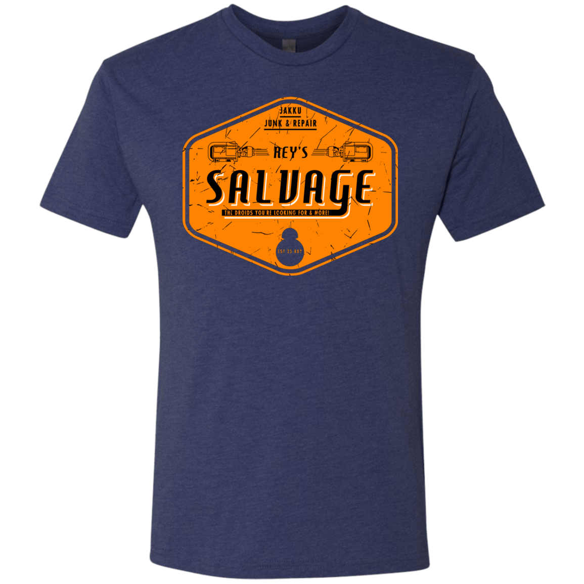 T-Shirts Vintage Navy / S Reys Salvage Men's Triblend T-Shirt