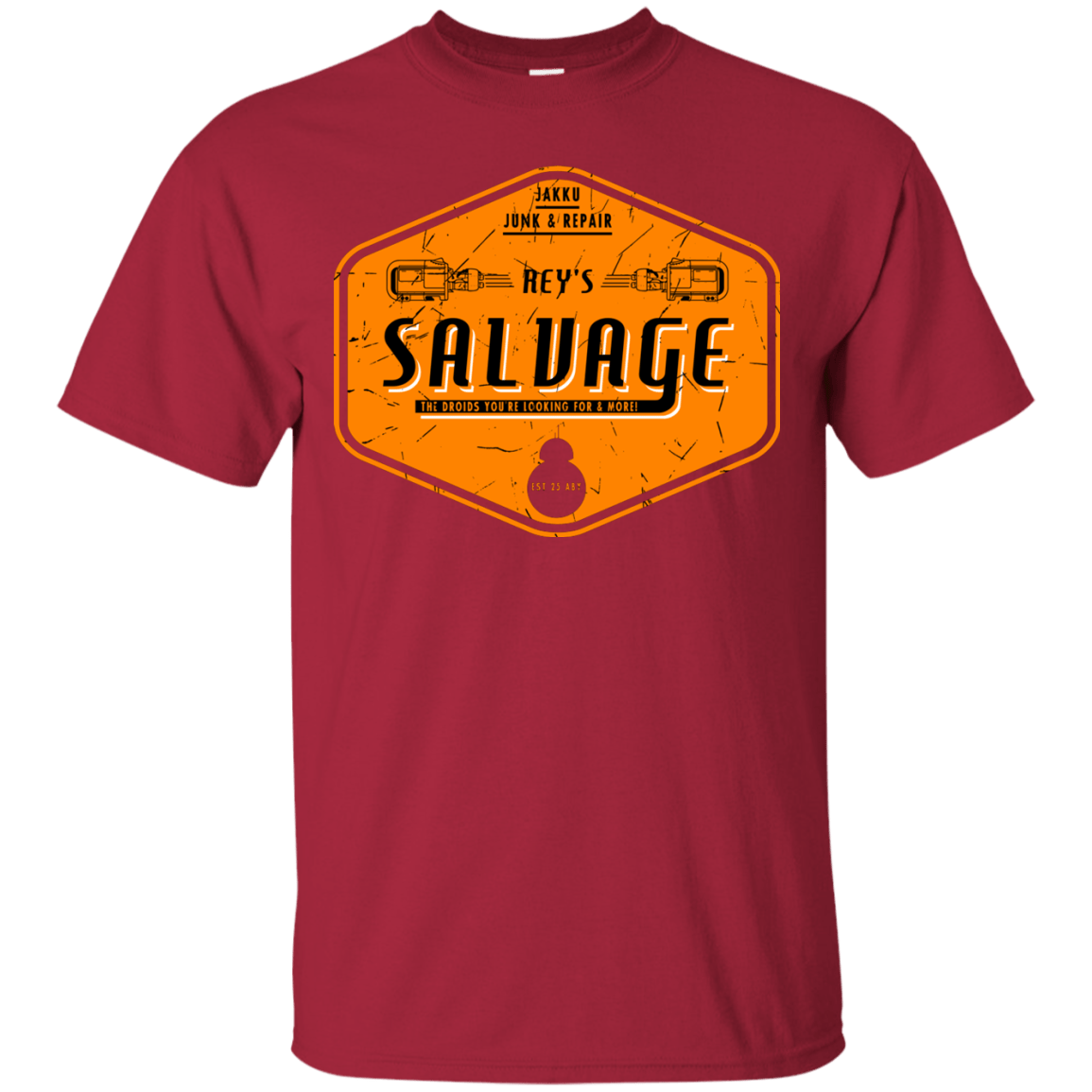 T-Shirts Cardinal / S Reys Salvage T-Shirt
