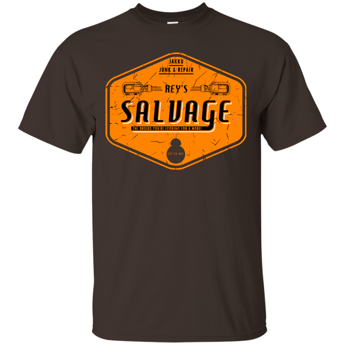 T-Shirts Dark Chocolate / S Reys Salvage T-Shirt