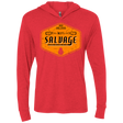 T-Shirts Vintage Red / X-Small Reys Salvage Triblend Long Sleeve Hoodie Tee