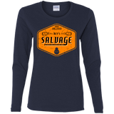 T-Shirts Navy / S Reys Salvage Women's Long Sleeve T-Shirt