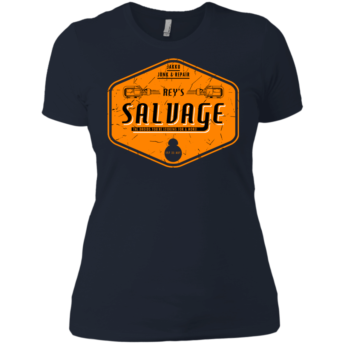 T-Shirts Midnight Navy / X-Small Reys Salvage Women's Premium T-Shirt