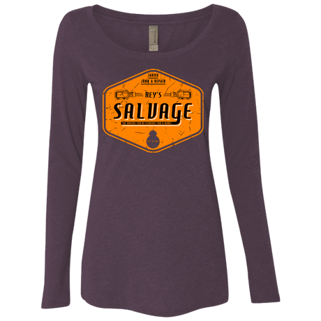 T-Shirts Vintage Purple / S Reys Salvage Women's Triblend Long Sleeve Shirt