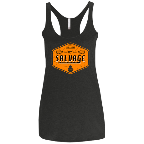 T-Shirts Vintage Black / X-Small Reys Salvage Women's Triblend Racerback Tank