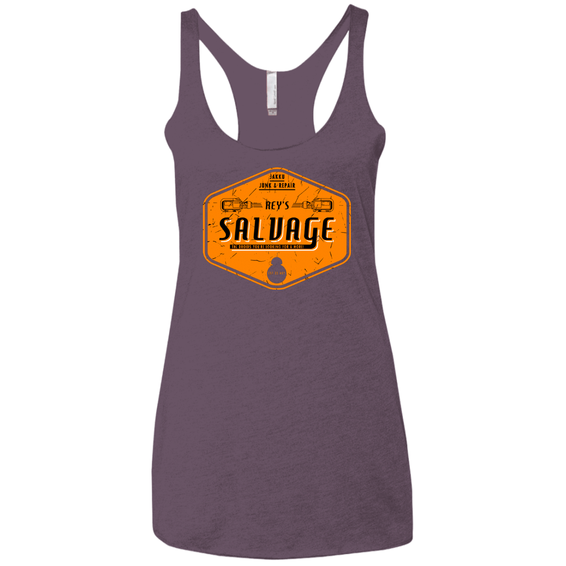 T-Shirts Vintage Purple / X-Small Reys Salvage Women's Triblend Racerback Tank