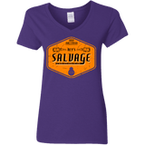 T-Shirts Purple / S Reys Salvage Women's V-Neck T-Shirt