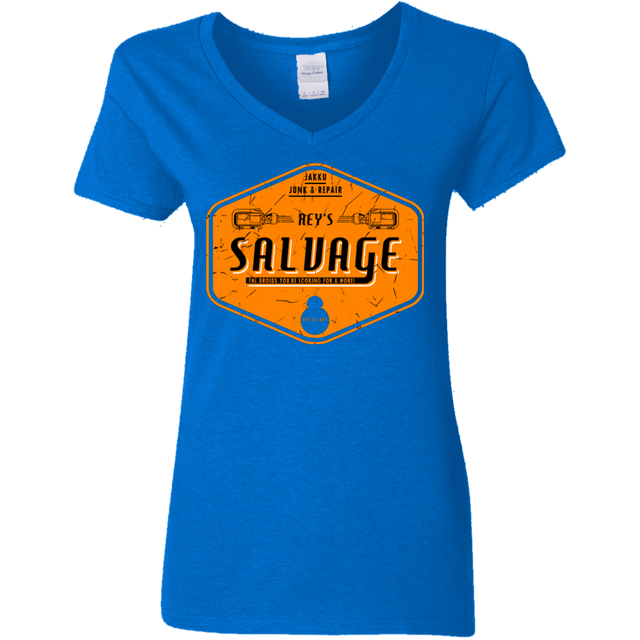 T-Shirts Royal / S Reys Salvage Women's V-Neck T-Shirt