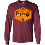 T-Shirts Maroon / YS Reys Salvage Youth Long Sleeve T-Shirt