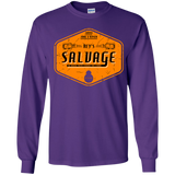 T-Shirts Purple / YS Reys Salvage Youth Long Sleeve T-Shirt