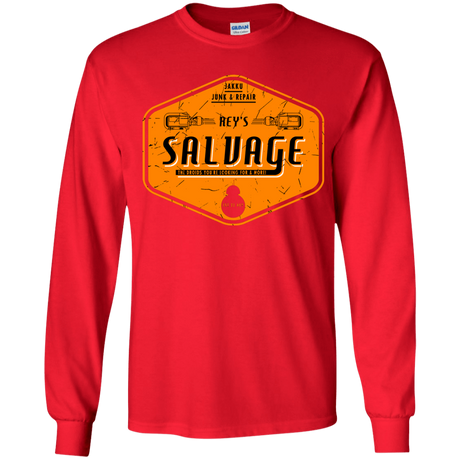 T-Shirts Red / YS Reys Salvage Youth Long Sleeve T-Shirt