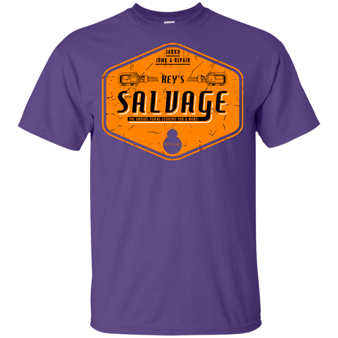 T-Shirts Purple / YXS Reys Salvage Youth T-Shirt