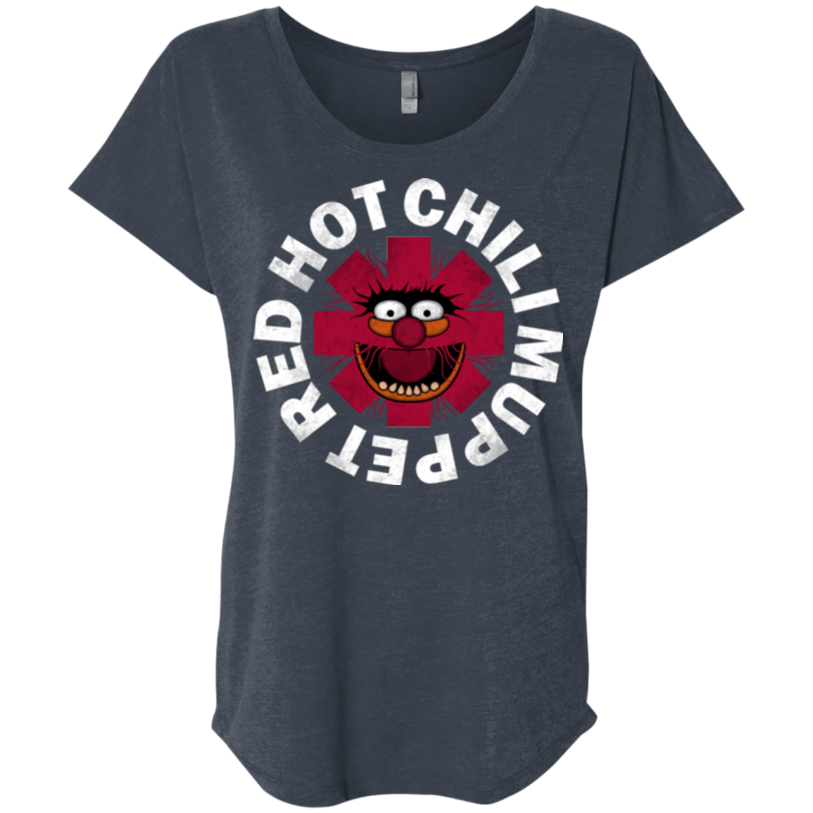 T-Shirts Vintage Navy / X-Small RHCM Triblend Dolman Sleeve