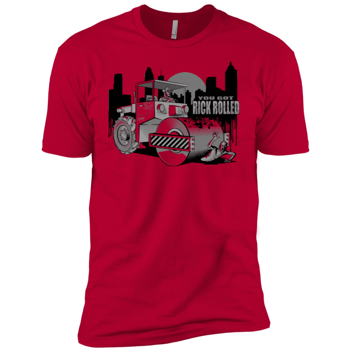 T-Shirts Red / YXS Rick Rolled Boys Premium T-Shirt