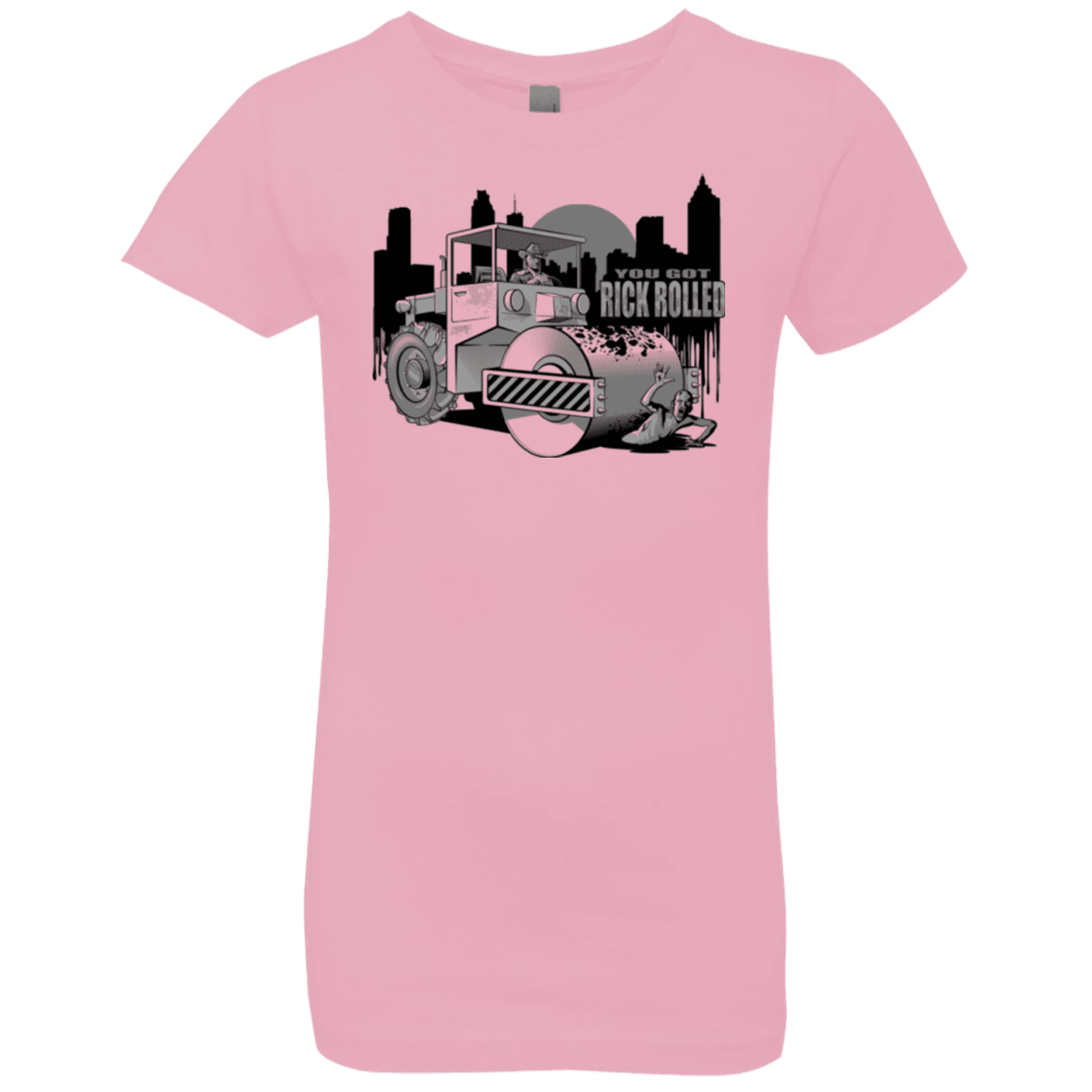 T-Shirts Light Pink / YXS Rick Rolled Girls Premium T-Shirt