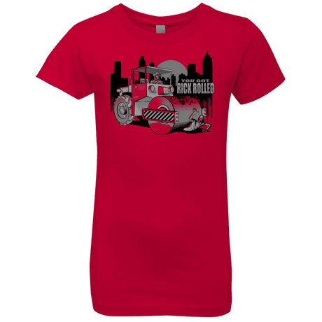 T-Shirts Red / YXS Rick Rolled Girls Premium T-Shirt
