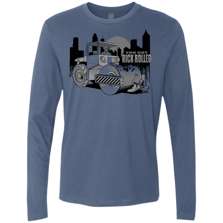 T-Shirts Indigo / Small Rick Rolled Men's Premium Long Sleeve