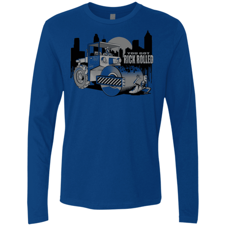 T-Shirts Royal / Small Rick Rolled Men's Premium Long Sleeve