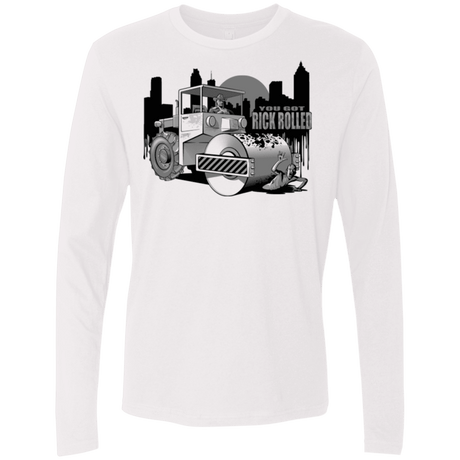 T-Shirts White / Small Rick Rolled Men's Premium Long Sleeve