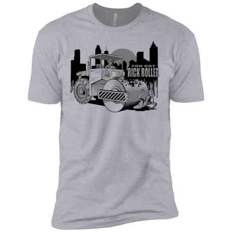 T-Shirts Heather Grey / X-Small Rick Rolled Men's Premium T-Shirt